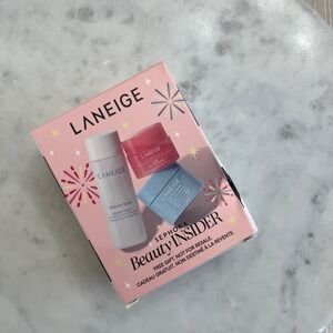 Laneige Sephora Gift Set Beauty Insider Travel Size Mini Water Bank Lip Mask New